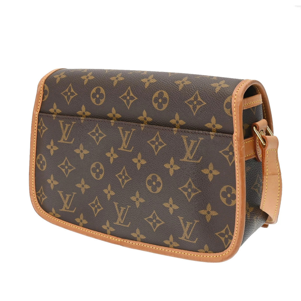 Louis Vuitton Canvas Shoulder Bag Brown Sologne Monogram Brown